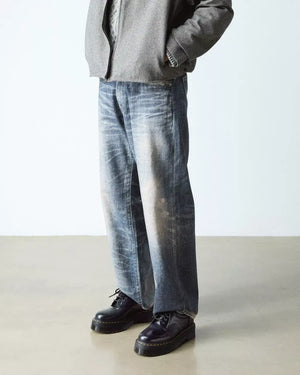 8053 læderskor med platform