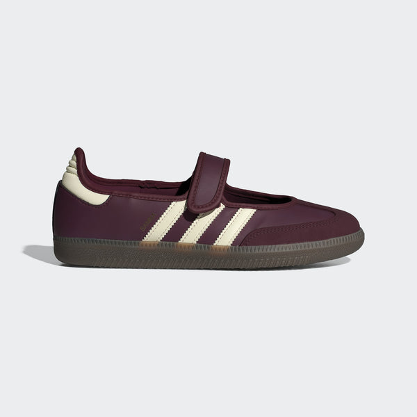 adidas Samba Jane i Perlehvid / Sølvmetallic / Kridhvid