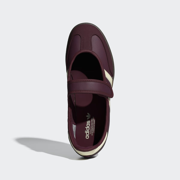 adidas Samba Jane i Perlehvid / Sølvmetallic / Kridhvid