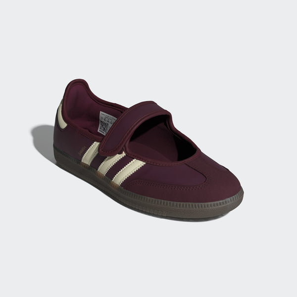 adidas Samba Jane i Bordeaux / Cremehvid / Guldmetallic