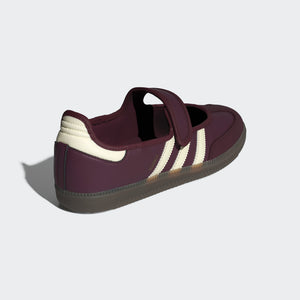 adidas Samba Jane i Bordeaux / Cremehvid / Guldmetallic