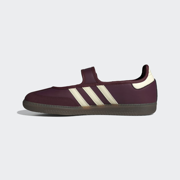 adidas Samba Jane i Bordeaux / Cremehvid / Guldmetallic