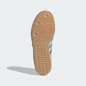 adidas Samba Jane i Perlehvid / Sølvmetallic / Kridhvid