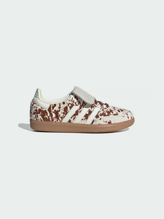 adidas Samba LT med ko-print i Brun / Hvid