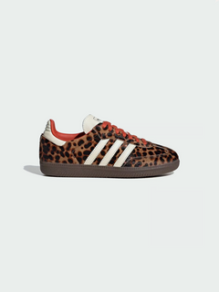 adidas Samba OG med leopardprint i Brun / Orange